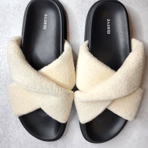 Maeve Terry Slide Sandals for Anthropologie, Size 9 - WORN ONCE - Picture 5 of 6